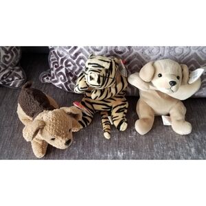 3 TY Beanie Babies